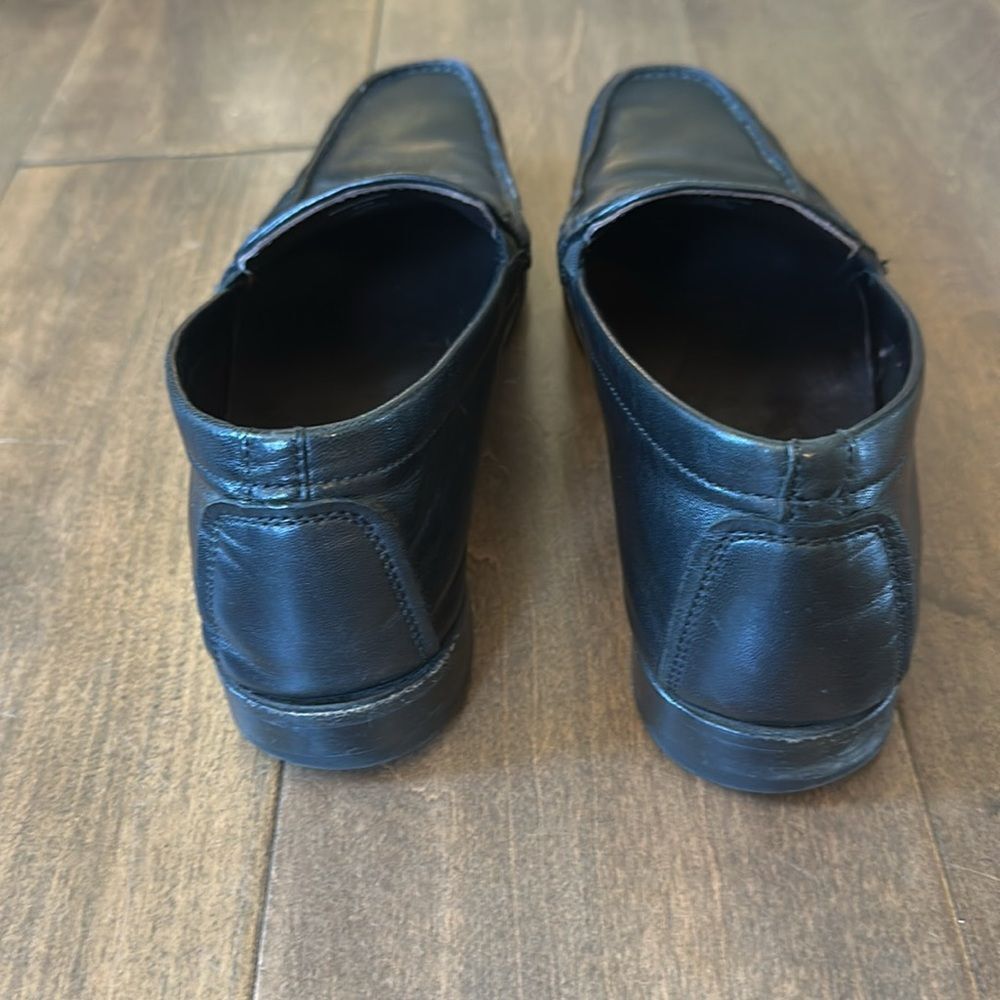 Bruno Magli Davee Black Leather Loafers 8.5 - Picture 5 of 7